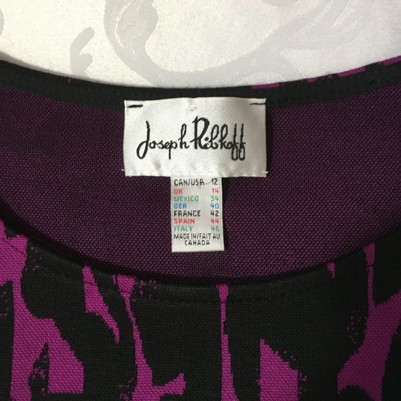 JOSEPH RIBKOFF Knit Sheath Dress, Pink/Black, 10 - Picture 6 of 16